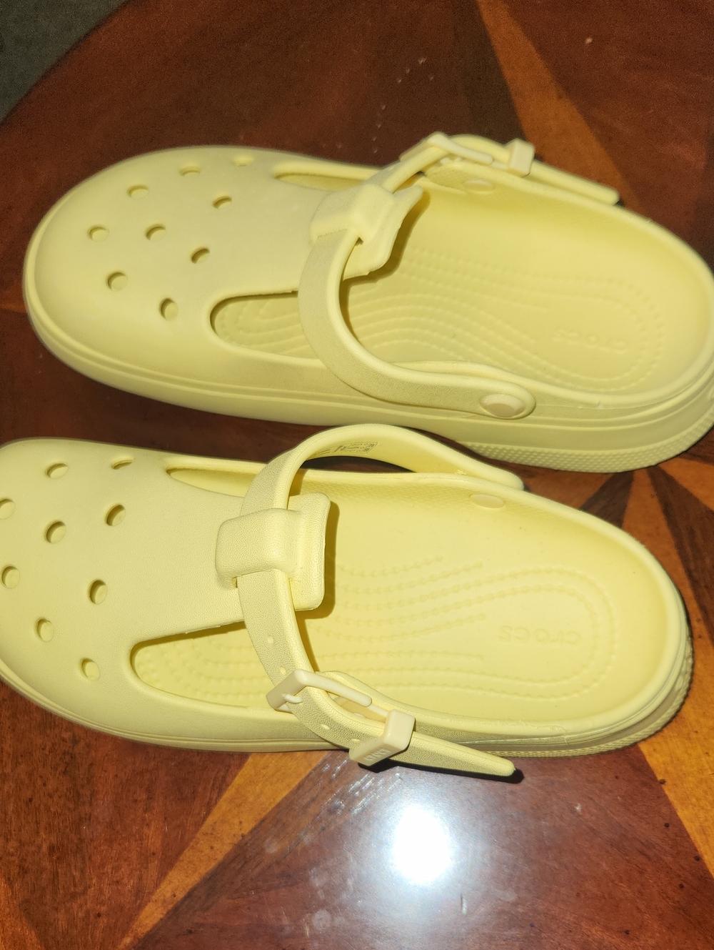 CROCS Women's Yellow Convertible Backstrap Clogs